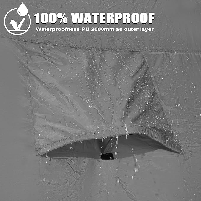 Pickup Truck Tent, Waterproof PU2000mm Double Layer for FT Truck Bed, Portable Bed Tent for Camping