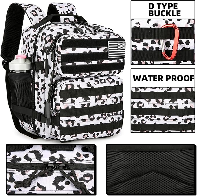 9L Mini Tactical Backpack for Men and Women Tactical Backpack Small for Hiking Small Tactical Bag Fitness Pack