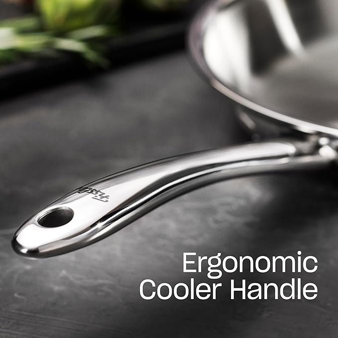 Fissler M5 Pro-Ply 5-ply Stainless Steel Frying Pan, 8 Inch