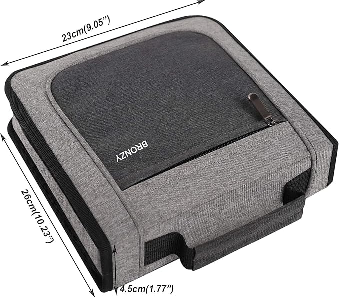 BRONZY Picnic Set Camping Cutlery Organizer Dinnerware Set - Mess Kit,Portable Eating Set with Plates,Spoons,Knives,Wine Opener,Forks,Napkinsc (16pcs/24pcs)