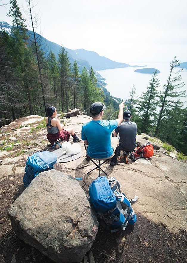 Hillsound BTR Stool for Ultralight Backpacking & Hiking, Lightweight Camping Chairs, Compact Portable Outdoor Seat