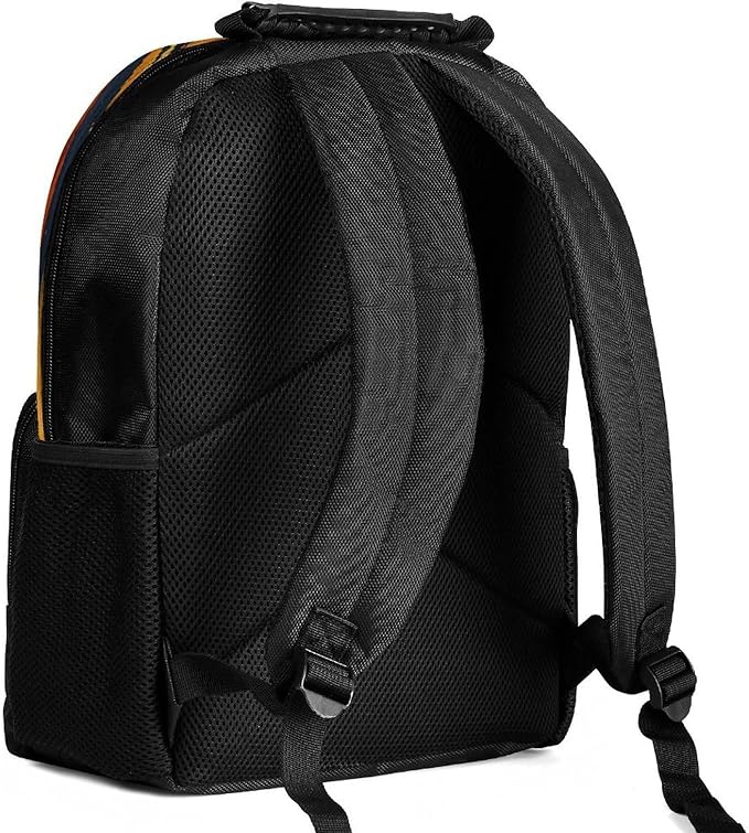 Lightweight Daypack Backpack for Trekking Work Running, Big Capacity Multipurpose Anti-Theft Bookbag, Anime Fox Art Business Computer Bag