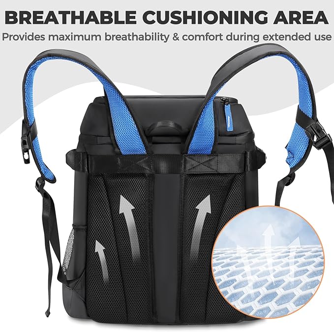 Heytrip Backpack Cooler 36/54 Cans, Insulated Portable Large Leakproof Waterproof Cooler Bag, 20 Hours Cold Retention for Lunch Camping Travel Beach Picnic