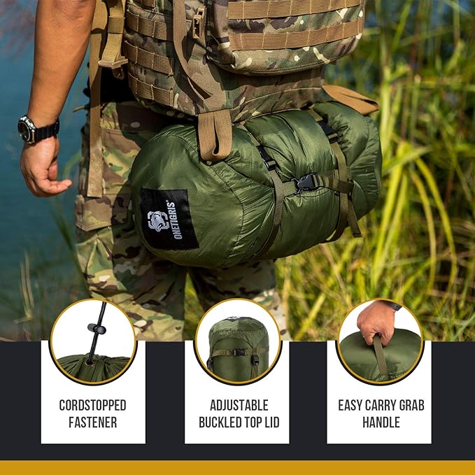 OneTigris Sleeping Bag Compression Stuff Sack, 25L