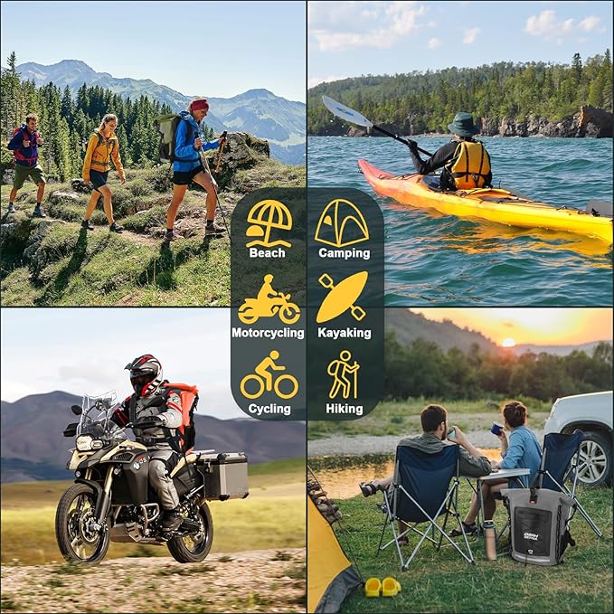 Waterproof Backpack Dry Bag 25L/35L/55L/85L – Heavy Duty Roll-Top Hiking Backpack Sack Keeps Gear Dry for Travel, Kayaking, Boating, Camping, Rafting and Fishing