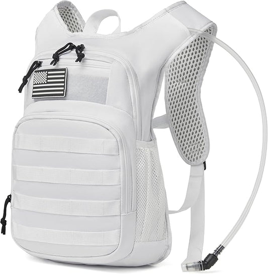 wotony Hydration Backpack with Water Bladder for Hiking Tactical Hydration Pack for Men Women Molle Water Backpack for Hiking