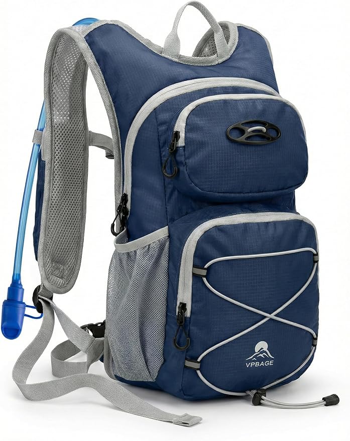 Hydration Hiking Backpack, Water Hiking Backpack, Hydration Backpack with 15l Water Bladder, Runinnng Backpack for Men Women for Cycling Campling