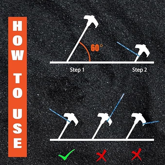 8" Screw in Tent Stakes - Ground Anchors Screw, 2024 New Screw in Tent Stakes Heavy Duty, Metal Threaded Tent Spikes, Tent Pegs Camping Stakes, Tent Stakes for Outdoor Camping (8, Green)