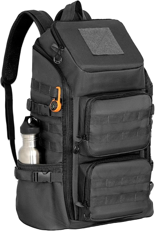 Lightweight Tactical Backpacks with Laptop Compartment for Men 40L EDC MOLLE Military Style 17 in Computer with Cup Holder Travel Hiking Daypack
