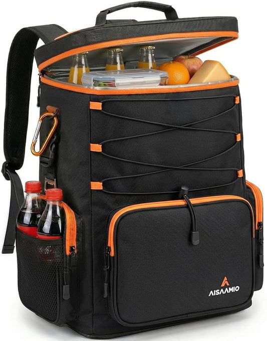 Cooler Backpack Insulated Waterproof – Backpack Coolers Insulated Leak Proof for Men & Women – 35/50 Can Ice Chest Backpack Cooler for Beach, Camping, Travel & Hiking