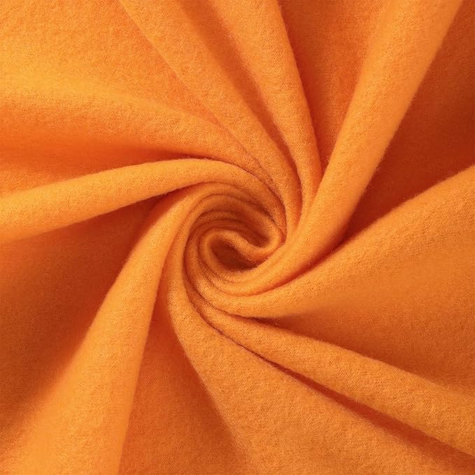 CAI TENG Fleece Throw Blanket Bulk 6 Pack Kids Blankets Throws Soft Lightweight Cozy Polar Fleece50 x 60 Solid Pet-Friendly Bed Sofa Couch Fleece Fabric Travel Wedding Gift Outdoor Orange