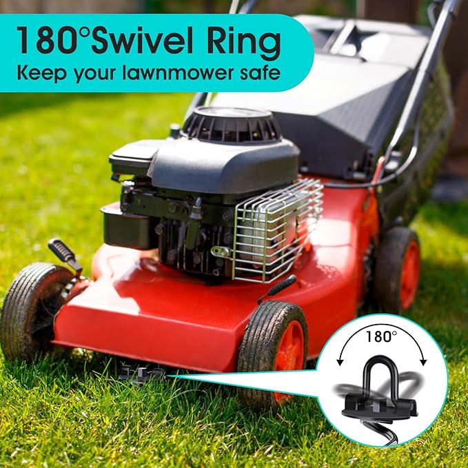 Ground Anchors Heavy Duty Spiral Screw in Trampoline Stakes, Swing Set Anchors Earth Anchor for Trampoline, Tents, Canopies, Swing Sets, Dog tie Out(4 Pack)