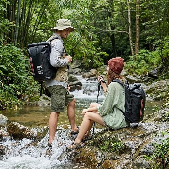 Dry Bag Waterproof 25L-Floating&Lightweight Bags for Women Waterproof Backpack for Kayaking, Boating, Fishing,Paddle boarding, Camping, Hiking,Roll-Top Seal&Adjustable Shoulder Straps