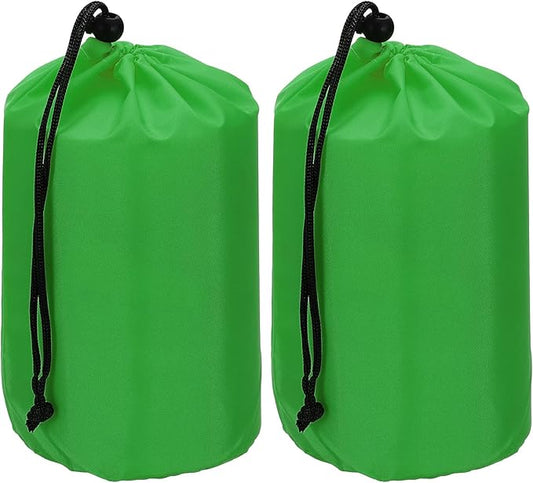 PATIKIL Stuff Sack, Waterproof Outdoor Storage Sack Portable Drawstring Dust Flap Bag Lightweight Sleeping Bag for Camping Hiking Travel
