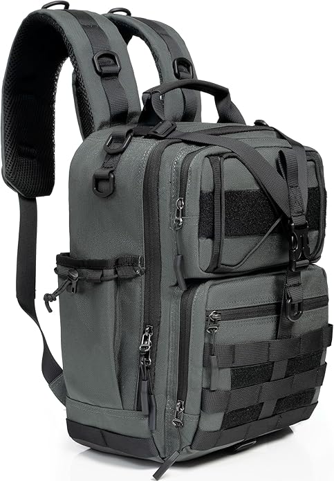 NICGID Tactical Military Backpack Daypack Molle Army Assault Pack Bug Out Bag Travel Fishing Hiking Trekking Rucksack