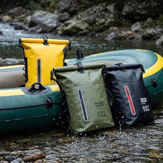 Dry Bag Waterproof 25L-Floating&Lightweight Bags for Women Waterproof Backpack for Kayaking, Boating, Fishing,Paddle boarding, Camping, Hiking,Roll-Top Seal&Adjustable Shoulder Straps