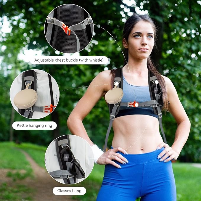 Small Lightweight Hiking Backpack，20L Foldable Hiking Daypack Cycling Hydration Backpack Travel Camping Bag