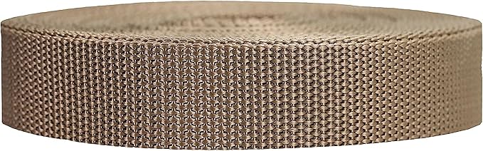 Strapworks Heavyweight Polypropylene Webbing - Heavy Duty Poly Strapping for Outdoor DIY Gear Repair, 1.5 Inches