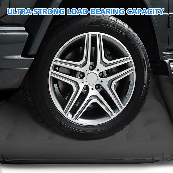 SUV Air Mattress Car Camping Bed - Inflatable Thickened and Double Car Air Mattress Bed with Air Pump Portable Foldable for Home Car Travel Camping