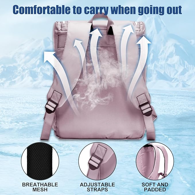Backpack Coolers Insulated Leak Proof for Women Men, 35 Cans Large Capacity Waterproof Cooler Backpack, Soft Portable Cooler Bag for Beach Travel Camping Picnic Work