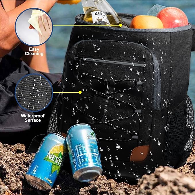 Backpack Cooler Insulated Leak Proof for Men Women 36 Cans Soft Cooler Backpack Insulated Waterproof Large Capacity Coolers Bag Portable for Lunch Camping Travel Picnic Hiking