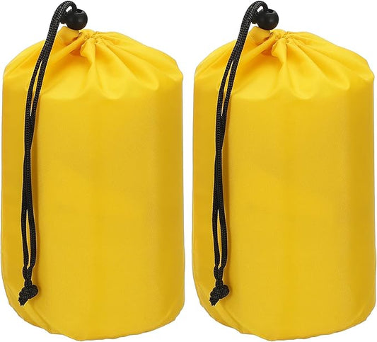 PATIKIL Stuff Sack, Waterproof Outdoor Storage Sack Portable Drawstring Dust Flap Bag Lightweight Sleeping Bag for Camping Hiking Travel