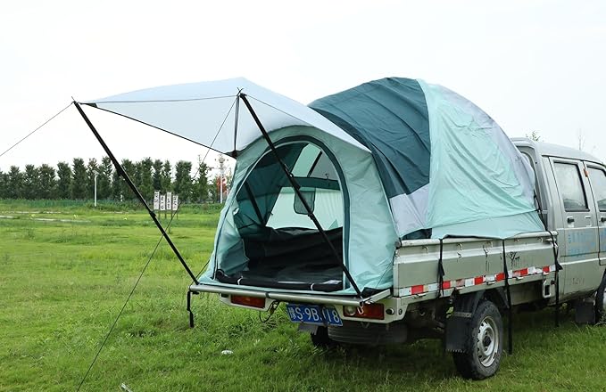 Truck Bed Camping Tent, Portable Pop - Up Tent for Pickup Trucks, Waterproof & Spacious for Outdoor Adventures