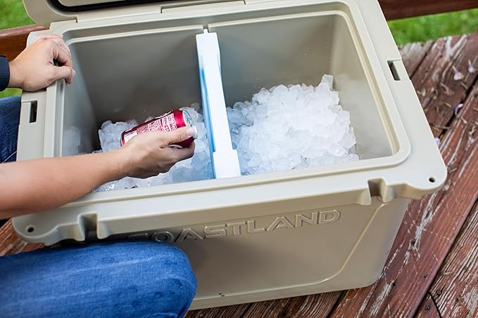 Coastland Delta Series Rotomolded Coolers, Premium Everyday Use Insulated Cooler, Ideal Portable Ice Chest Available in Multiple Capacities & Colors