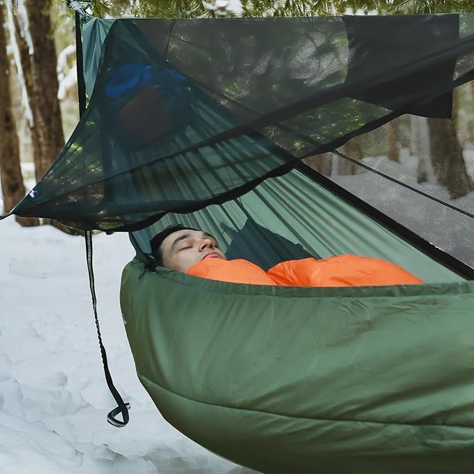 Hammock Underquilt for Camping Hammock, Warm Insulation Ultralight 4 Season Under Quilt for Hammocks, Portable for Hiking, Backpacking