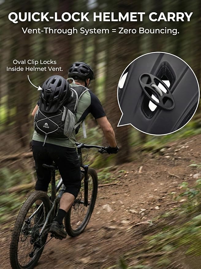 Hydration Hiking Backpack, Water Hiking Backpack, Hydration Backpack with 15l Water Bladder, Runinnng Backpack for Men Women for Cycling Campling