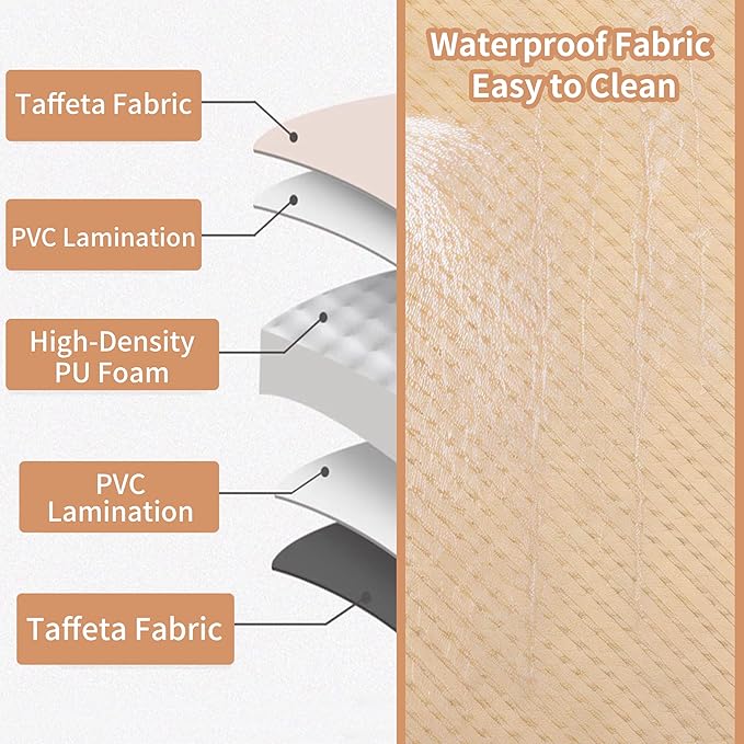 Self-Inflating Camping Mat - 1.2"/2" Thick Portable Air Mattress with Pillow for Outdoor, Hiking & Travel (Offwhite 2" for Single)