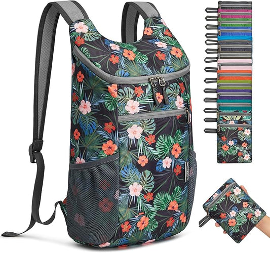 G4Free Lightweight Packable Hiking Backpack for Men Women Small Hiking Daypacks Foldable Shoulder Pack Casual Outdoor Bag
