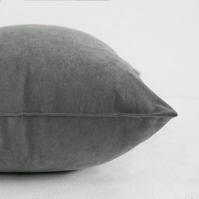 NTBAY Tiny Pillows, Down Alternative 7"x11" Microfiber Mini Pillow for Travel, Pets, Soft Machine Washable Small Pillows for Neck, Wrist, Lumbar and Knee, Dark Grey