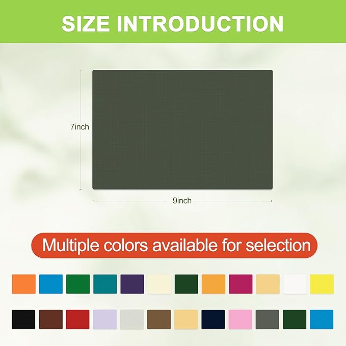 7x9in Nylon Repair Patch，Tent Repair Kit，Self Adhesive Waterproof Fabric Repair Tape for Tent, Umbrella, Sleeping Bag, Down Jackets,Knapsack.（Grayish Green,6ps）