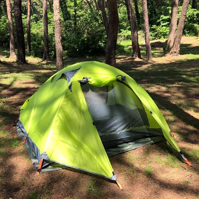Azarxis 1 2 3 Person 3 Season Tent for Camping Backpacking Hiking Easy Set Up Waterproof Lightweight Professional Double Layer Aluminum Rod & Carry Bag