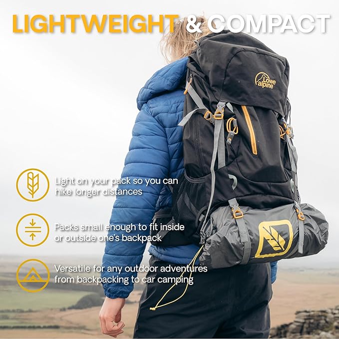 Featherstone Backpacking Tent Lightweight for 3-Season Outdoor Camping, Hiking, and Biking - Includes Footprint, Waterproof, Packs Light and Compact