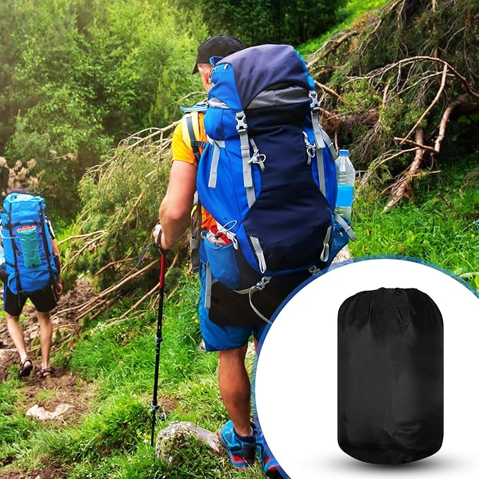 VitalCozy 24 Pcs Sleeping Bags for Adults Bulk Lightweight Waterproof Backpacking Camping Sleeping Bag with Compression Sack, Portable Compact for Winter Hiking Outdoor Camping Essential