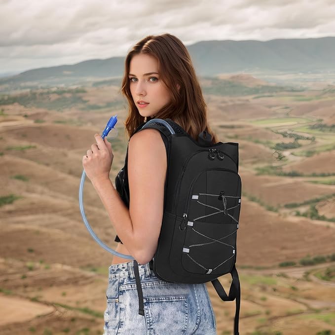 Hydration Backpack - Lightweight Water Backpack with 2L Water Bladder Bag, Running Hydration Vest Backpack for Men Women, Hydration Pack for Hiking, Cycling, Climbing MIYCOO