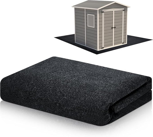 Haull Shed Floor Mat 8.2 x 10.2 ft Outdoor Waterproof Nonslip Durable Storage Sheds Protector Rug for Carport Patio Garage Garden Spring Summer Outdoor, Storage Shed Not Included