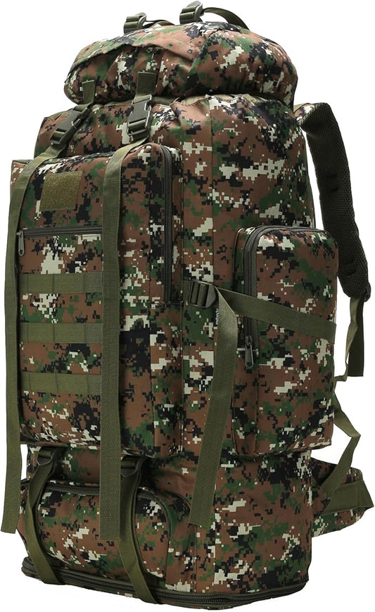 Hiking Backpack for Men 70L/100L Camping Backpack Military Rucksack Molle 3 Days Assault Pack for Climbing | Camping Backpack, 3 Days Assault Pack, for Climbing