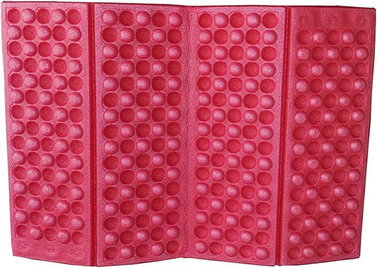 he andi 1pcs Waterproof Foldable Folding Foam Mat Chair Cushion Seat Pads (Blue, Green, Red, Orange, Purple.) (Red)