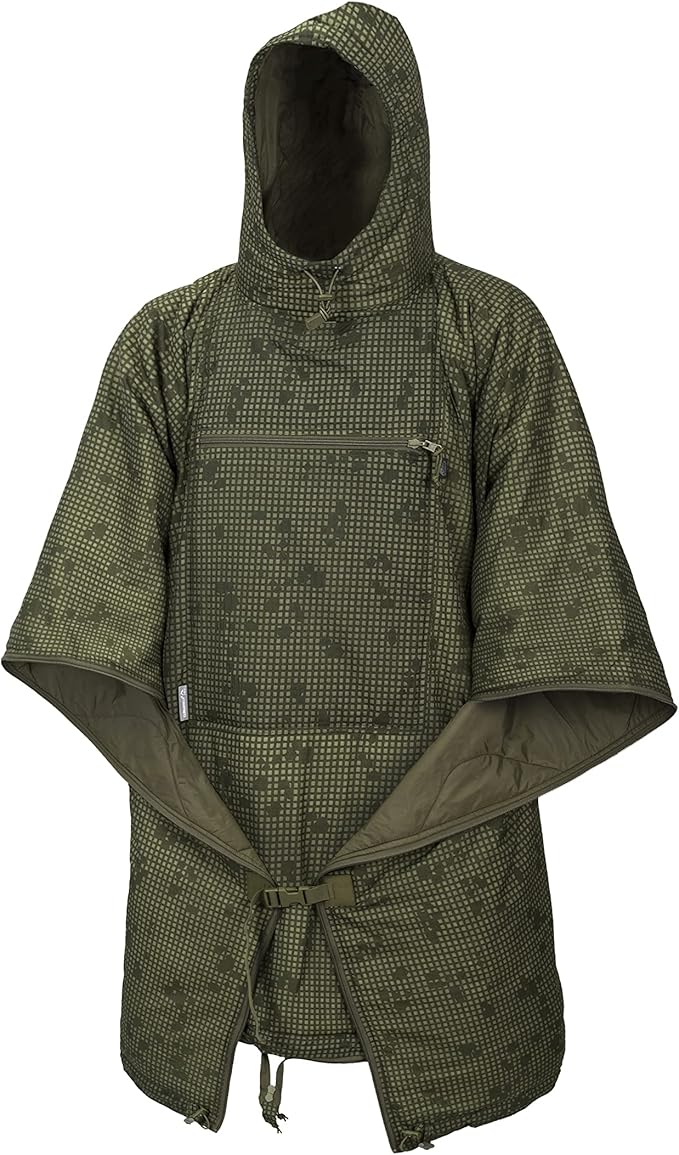 Helikon-Tex Swagman Roll Military Poncho - Multi-purpose Poncho & Emergency Poncho - Survival Gear - Woobie Blanket & Jacket