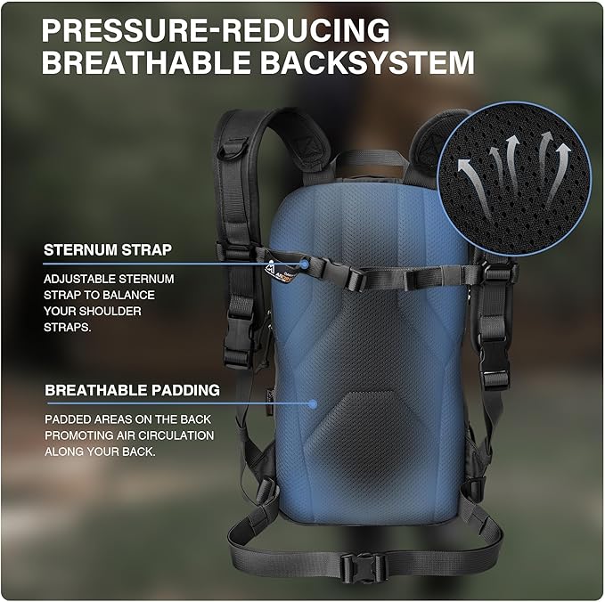 Mardingtop 15L Tactical MOLLE Hydration Backpack – Small Military Bag for Motorcycle, Hiking, Riding, Biking & EDC Daypack