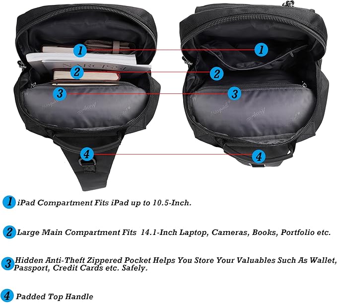 Nicgid Sling Bags Chest Shoulder Backpacks, 13.3'' 14.1'' Laptop Backpack Crossbody Messenger Bag Travel Outdoor Men Women, Green, 13.3 inch, Casual