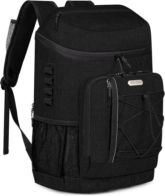 Backpack Coolers Insulated Leak Proof 30 Cans, Soft Sided Insulated Cooler Bags Ice Chest Backpack for Beach Travel Camping, with Reusable Ice Packs