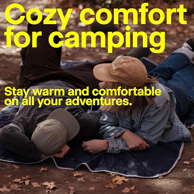 Gravel Layover Blanket – Compact, Down Alternative, 66" x 40", Designed in USA