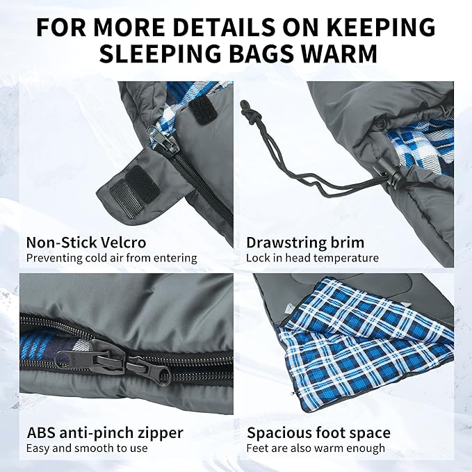 Naturehike Lightweight Compact Sleeping Bag, 59℉/32℉ Envelope Ultralight Backpacking Sleeping Bag Portable, Waterproof with Compression Sack for Cold&Warm, Camping, Traveling, Hiking