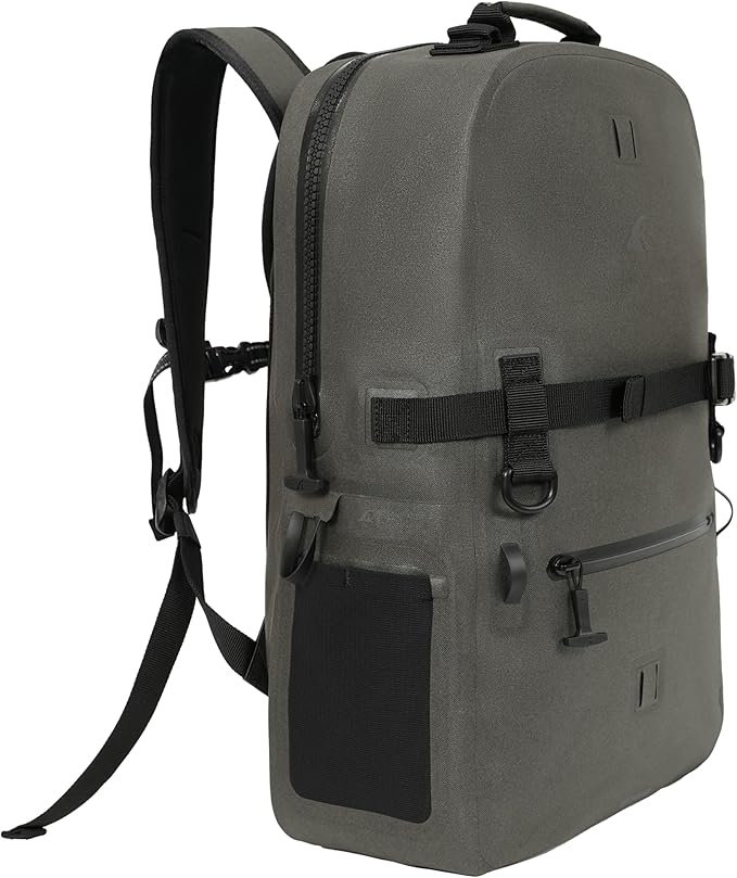 Breakwater Supply™ Fogland Waterproof IP68 Submersible Backpack with Airtight Zippers | Laptop Travel Outdoors | 25L 20L 15L | 100% Waterproof, Submersible, Airtight Zippers, Travel Outdoors