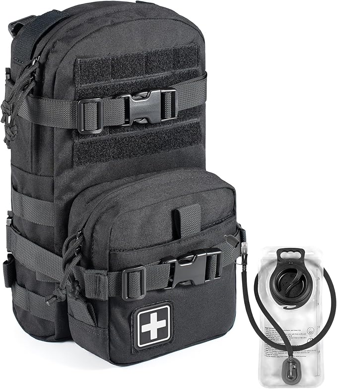 Tactical Small MOLLE Hydration Pack Outdoor Water Bladder Carrier Pack for Vest Backpack
