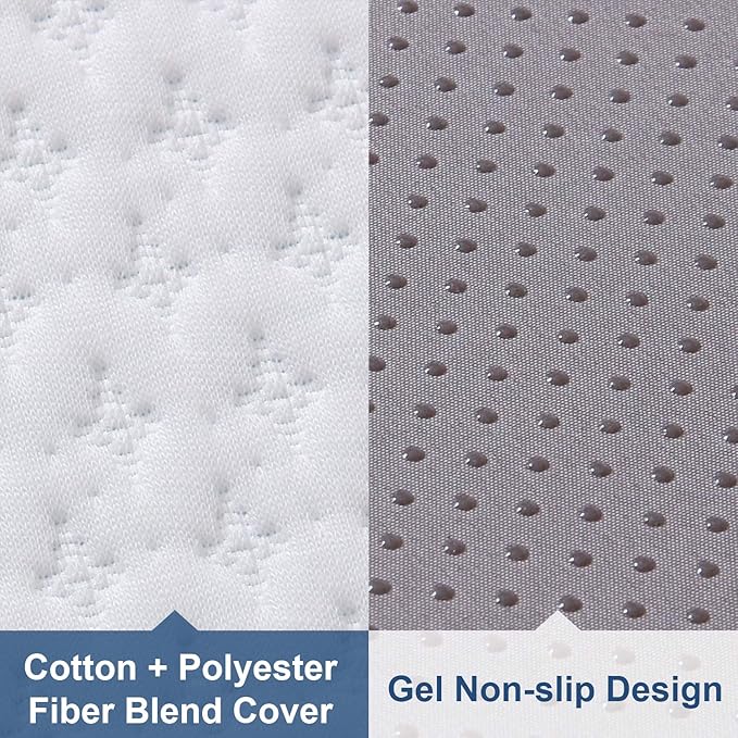 Folding Foam Mattress 4 Inches Foldable Floor Mattresses with Collapsible and Washable Cover, Portbale Travel Mat Tri-fold Guest Mattress Camping Sofa Bed